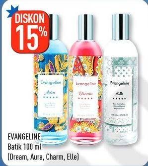 Promo Harga EVANGELINE Body Spray Batik 100 ml - Hypermart