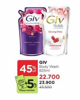 Promo Harga GIV Body Wash 825 ml - Watsons