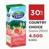 Promo Harga COUNTRY CHOICE Jus Buah Jambu 250 ml - Watsons