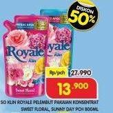 Promo Harga SO KLIN Royale Parfum Collection Sweet Floral, Sunny Day 800 ml - Superindo
