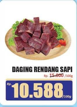 Promo Harga Daging Rendang Sapi per 100 gr - Hari Hari