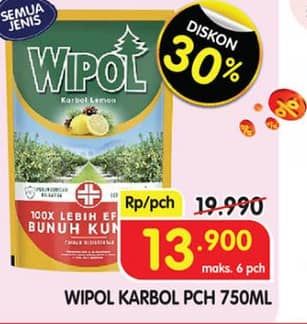 Promo Harga Wipol Karbol Wangi All Variants 750 ml - Superindo