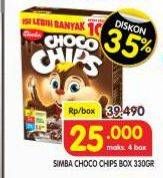 Promo Harga Simba Cereal Choco Chips Coklat 330 gr - Superindo