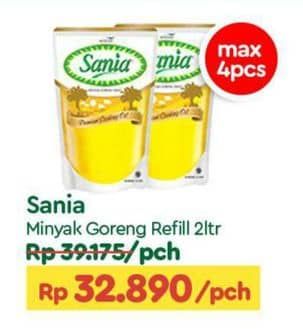 Promo Harga Sania Minyak Goreng 2000 ml - TIP TOP