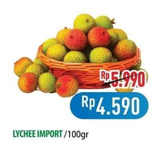 Promo Harga Lychee per 100 gr - Hypermart