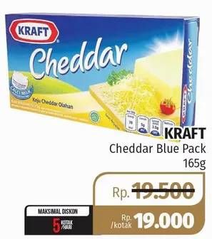 Promo Harga KRAFT Cheese Cheddar 165 gr - Lotte Grosir