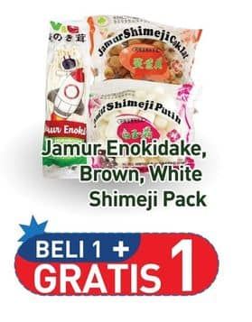 Jamur Enokidake/Shimeji  Beli 1 Gratis 1