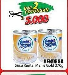 Promo Harga FRISIAN FLAG Susu Kental Manis per 2 kaleng 370 gr - Hari Hari