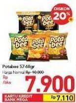 Promo Harga POTABEE Snack Potato Chips 57 gr - Carrefour