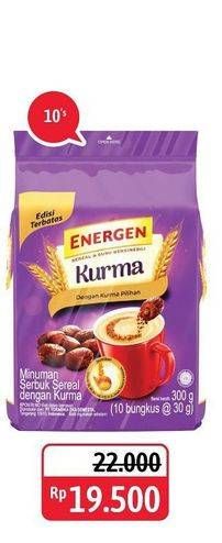 Promo Harga ENERGEN Cereal Instant Kurma per 10 sachet - Alfamidi