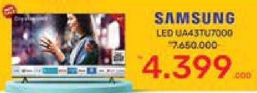 Promo Harga SAMSUNG UA43TU7000KXXD | Crystal UHD 4K Smart TV 43"  - Yogya