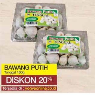 Promo Harga Bawang Putih Tunggal 100 gr - Yogya