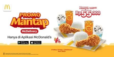 Promo Harga Spesial McDelivery hanya 55ribu!  - McD