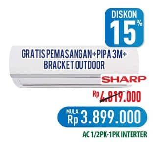 Promo Harga Sharp AC  - Hypermart