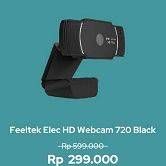 Promo Harga FEELTEK Elec HD Webcam 720p  - iBox