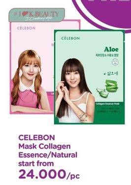 Promo Harga CELEBON Collagen Essence Mask Aloe, Pearl  - Watsons