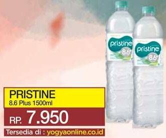 Promo Harga PRISTINE 8 Air Mineral 1500 ml - Yogya