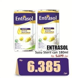 Promo Harga Entrasol Susu Steril 180 ml - Hari Hari