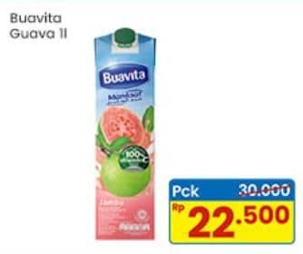 Promo Harga Buavita Fresh Juice Guava 1000 ml - Indomaret