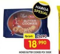 Promo Harga Monde Butter Cookies 150 gr - Superindo