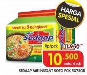 Promo Harga SEDAAP Mie Kuah Soto per 5 pcs 75 gr - Superindo