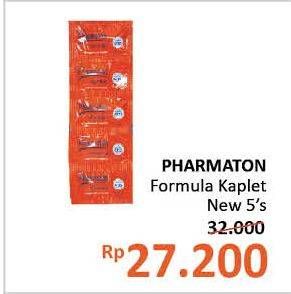 Promo Harga PHARMATON FORMULA Multivitamin Tablet per 5 sachet - Alfamidi