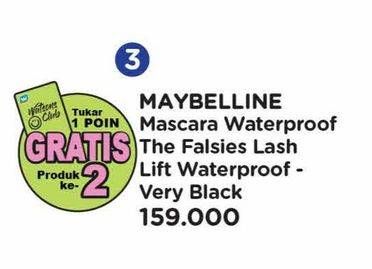 Promo Harga Maybelline The Falsies Lash Lift Waterproof Mascara 30 gr - Watsons