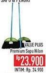 Promo Harga VALUE PLUS Premium Sapu Nilon  - Hypermart