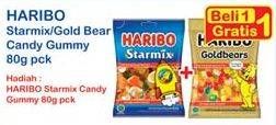 Promo Harga HARIBO Candy Gummy Gold Bears, Starmix 80 gr - Indomaret