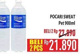 Promo Harga Pocari Sweat Minuman Isotonik Original 900 ml - Hypermart