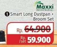 Promo Harga MAXXI Smart Long Broom Set  - Lotte Grosir