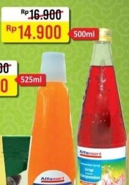 Promo Harga ALFAMART Syrup Cocopandan 500 ml - Alfamart