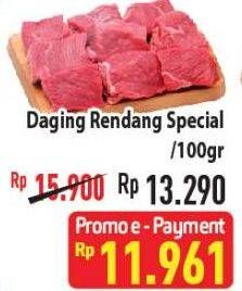 Promo Harga Daging Rendang Sapi Spesial per 100 gr - Hypermart