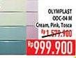 Promo Harga OLYMPLAST ODC 04-M Cream, Pink, Tosca  - Hypermart