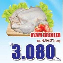 Promo Harga Ayam Broiler Cut per 100 gr - Hari Hari