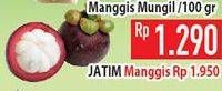 Promo Harga Manggis Mungil per 100 gr - Hypermart