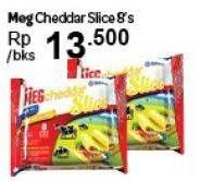 Promo Harga MEG Cheddar Slice 8 pcs - Carrefour