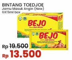 Promo Harga Bintang Toedjoe Bejo Jahe Merah Anak per 6 sachet 15 ml - Indomaret