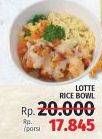 Promo Harga Rice Bowl  - LotteMart