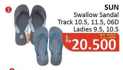 Promo Harga SUN SWALLOW Sandal Jepit Ladies  - Alfamidi