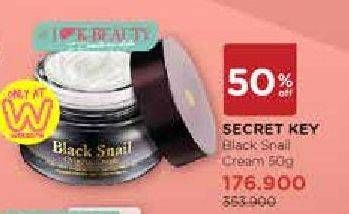 Promo Harga SECRET KEY Black Snail Original Cream 50 gr - Watsons