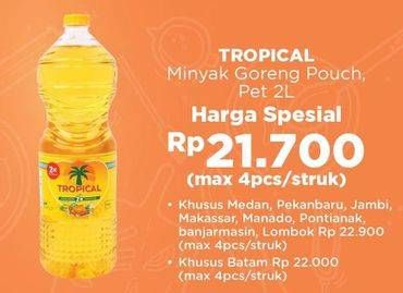 Promo Harga TROPICAL Minyak Goreng 2 ltr - Alfamart