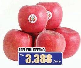 Promo Harga Apel Fuji Defeng per 100 gr - Hari Hari