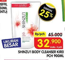 Promo Harga SHINZUI Body Cleanser Kirei 900 ml - Superindo