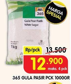 Promo Harga 365 Gula Pasir 1000 gr - Superindo