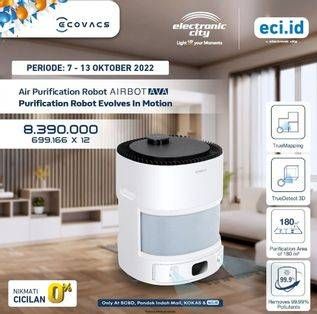 Promo Harga Ecovacs Airbot AVA Air Purifier  - Electronic City