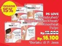 Promo Harga PS LOVE Non-medicated Heat Relief KneeHeat, MenstruHeat 1 pcs - LotteMart