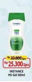 Promo Harga INSTANCE Hand Sanitizer Liquid Spray per 2 botol 60 ml - Alfamart