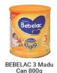 Promo Harga BEBELAC 3 Susu Pertumbuhan Madu 800 gr - Alfamart