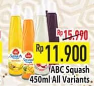 Promo Harga ABC Syrup Squash Delight All Variants 460 ml - Hypermart